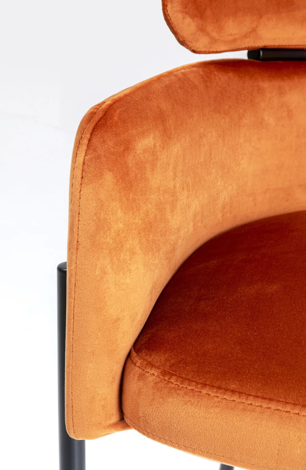 eetkamerstoel_alexia_fluweel_oranje_5.webp KARE Design Eetkamerstoel Alexia Fluweel Oranje