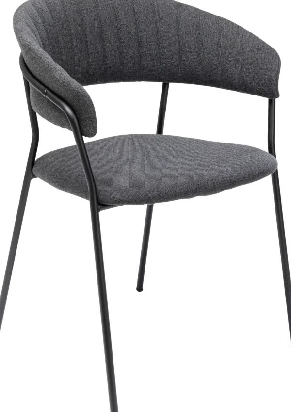 KARE Design Eetkamerstoel Belle Anthracite (Set Van 2)