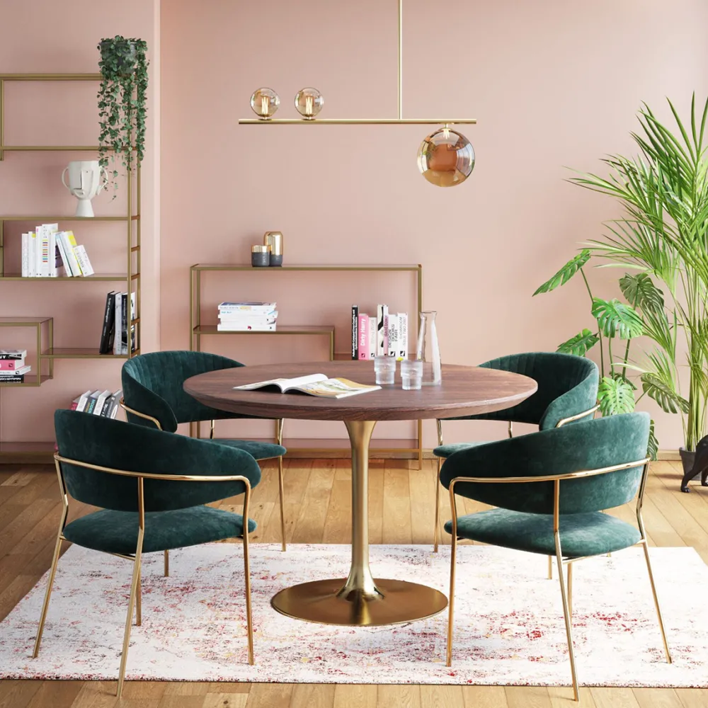 eetkamerstoel_belle_groen_0.webp KARE Design Eetkamerstoel Belle Groen