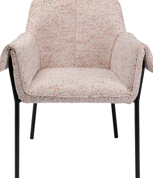 KARE Design Eetkamerstoel Bess Beige Flitter
