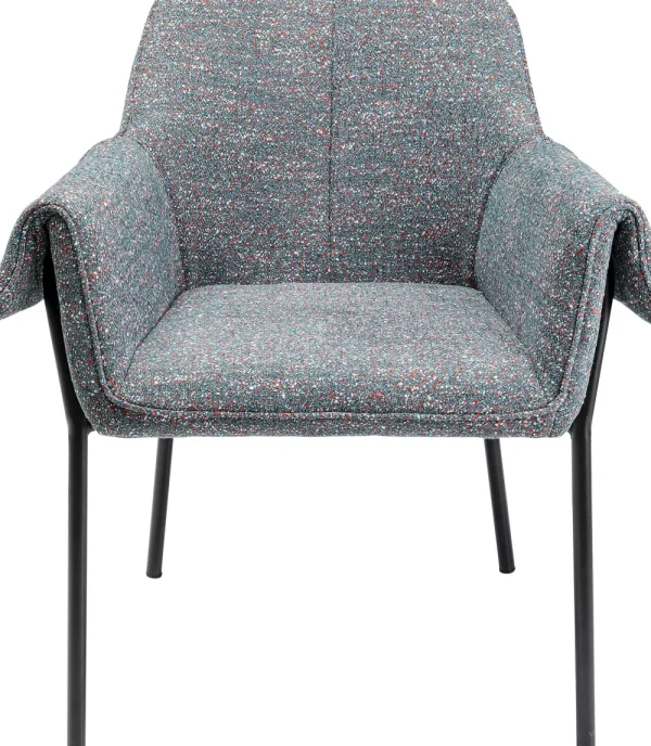 KARE Design Eetkamerstoel Bess Grey Flitter