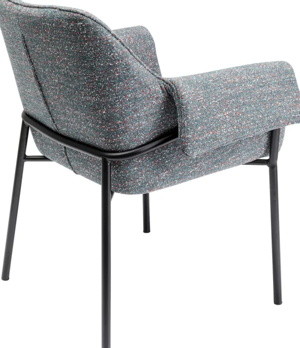 KARE Design Eetkamerstoel Bess Grey Flitter