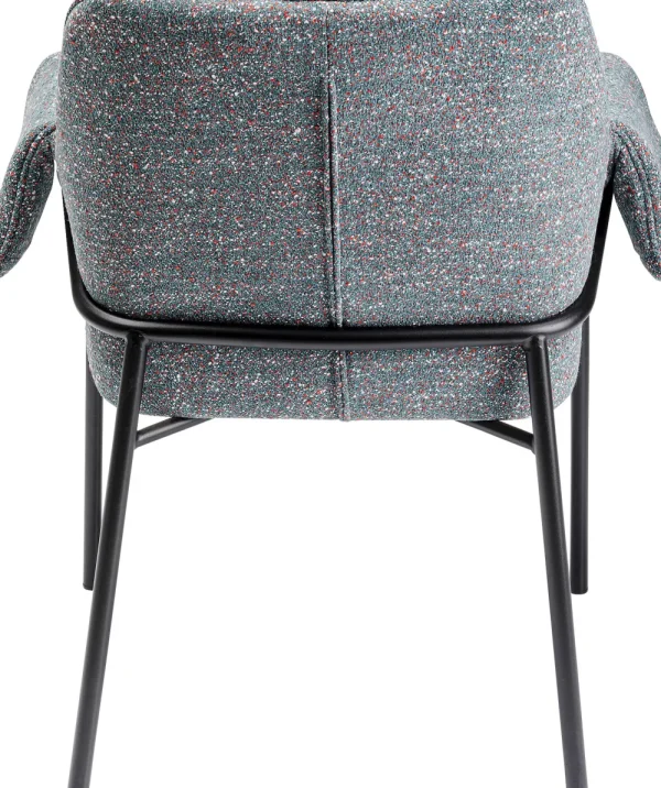 KARE Design Eetkamerstoel Bess Grey Flitter