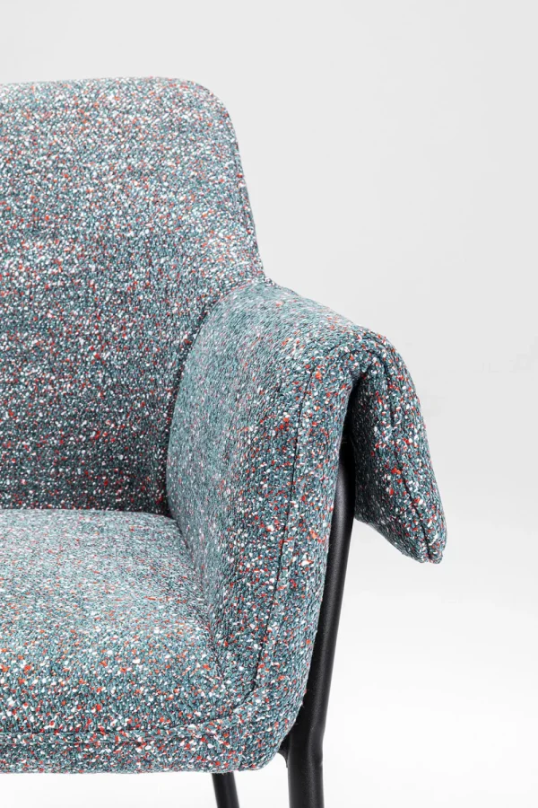 KARE Design Eetkamerstoel Bess Grey Flitter