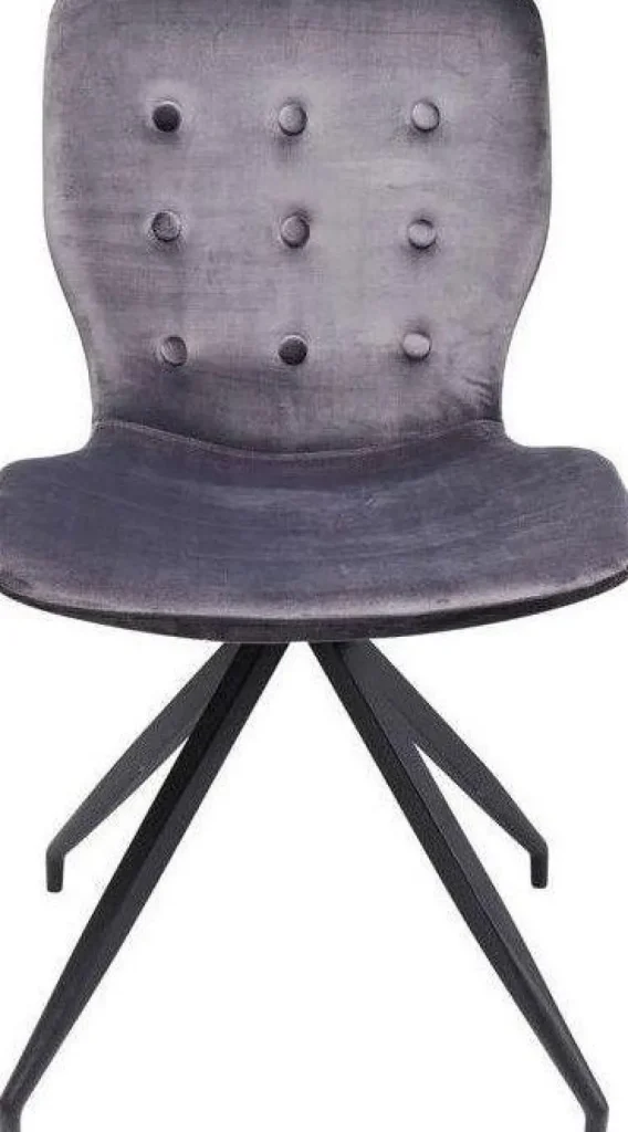 KARE Design Eetkamerstoel Butterfly Donkergrijs