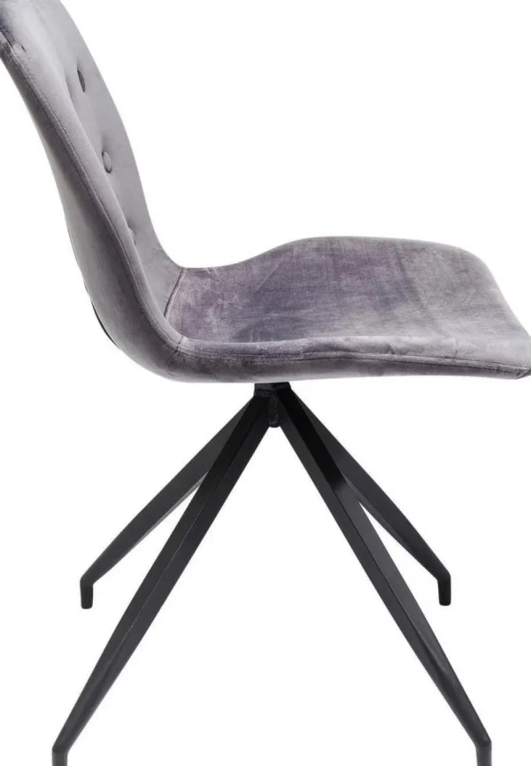 KARE Design Eetkamerstoel Butterfly Donkergrijs