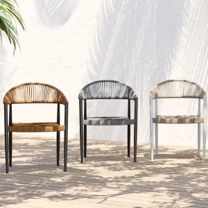 KARE Design Eetkamerstoel Cala Pi Grey