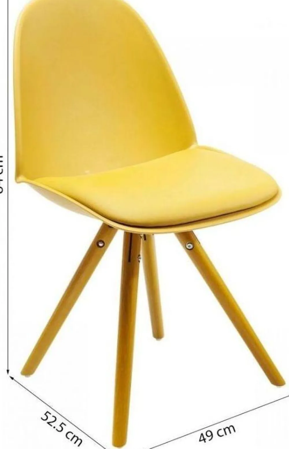 eetkamerstoel_candy_world_mustard_3.webp KARE Design Eetkamerstoel Candy World Mustard