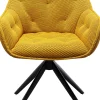 KARE Design Eetkamerstoel Carlito Mesh Yellow