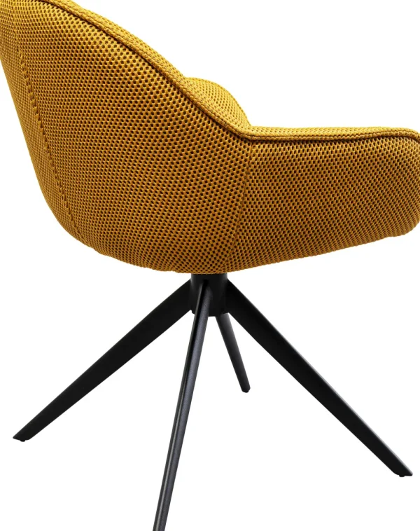 KARE Design Eetkamerstoel Carlito Mesh Yellow