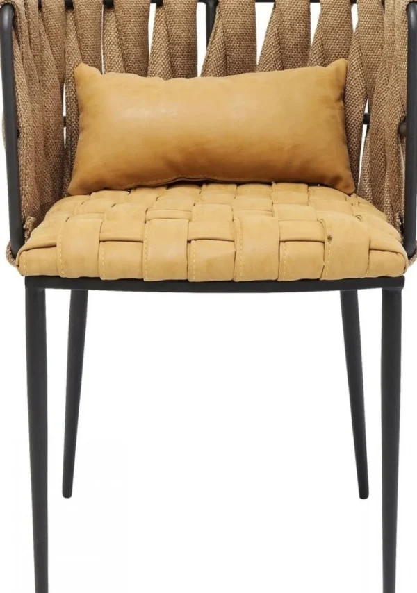 KARE Design Eetkamerstoel Cheerio Geel Incl. Kussen