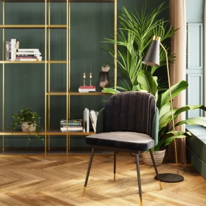 KARE Design Eetkamerstoel Hojas Grijs