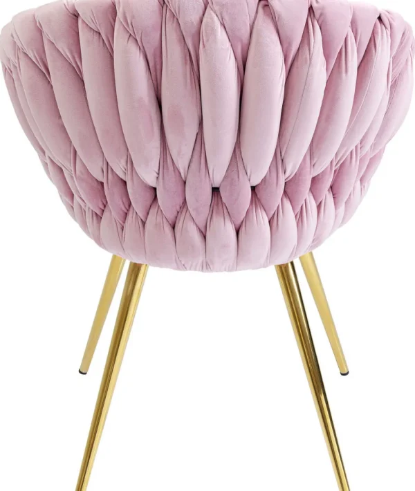 KARE Design Eetkamerstoel Knot Roze
