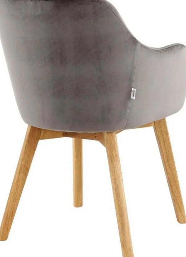 KARE Design Eetkamerstoel Lady Velvet Grey