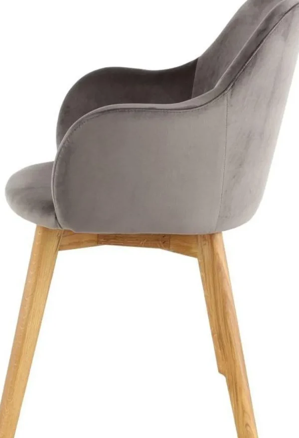 KARE Design Eetkamerstoel Lady Velvet Grey
