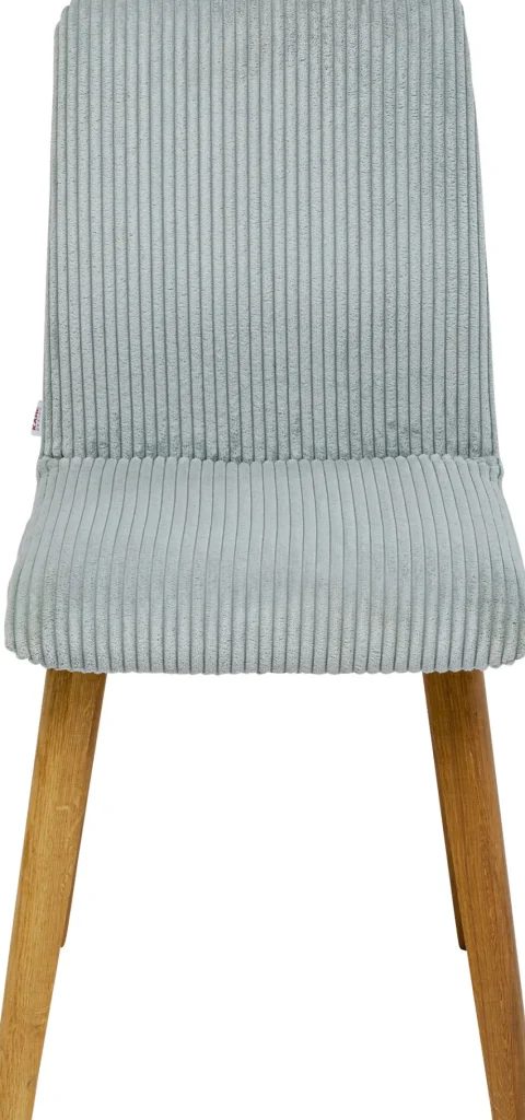 KARE Design Eetkamerstoel Lara Cord Blue