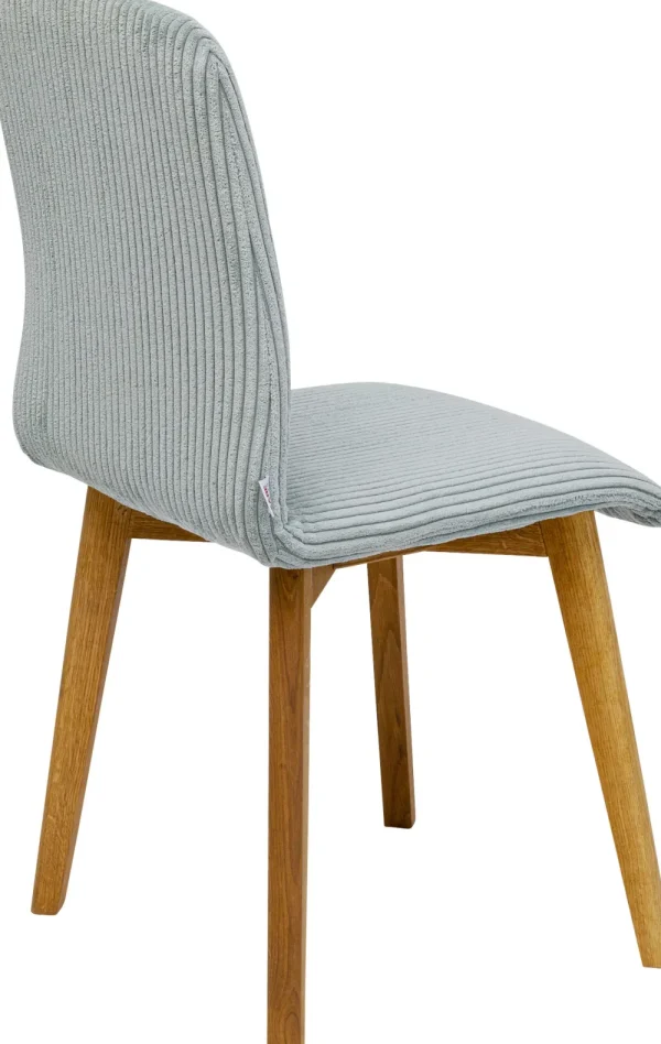 KARE Design Eetkamerstoel Lara Cord Blue