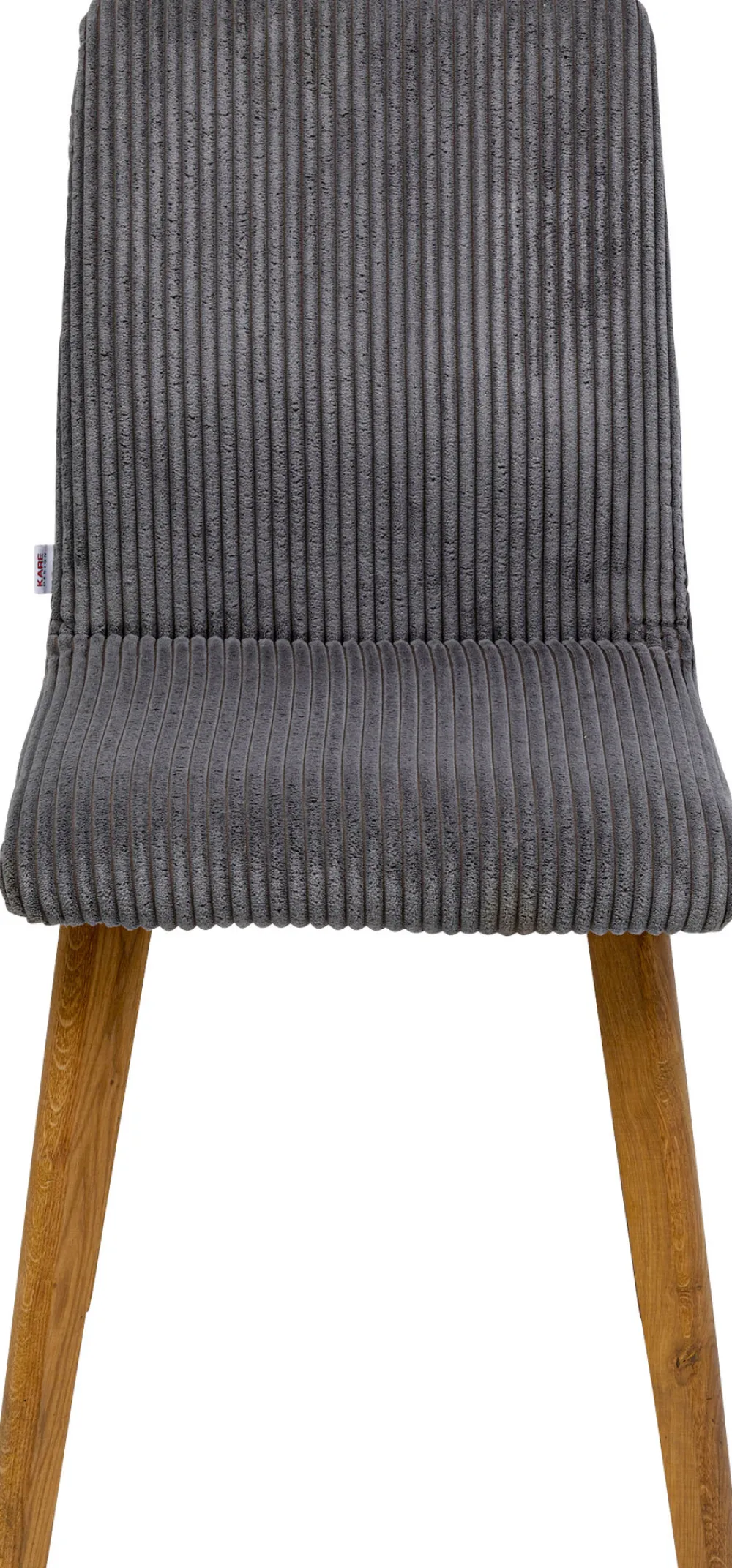 eetkamerstoel_lara_cord_grey_1.webp KARE Design Eetkamerstoel Lara Cord Grey