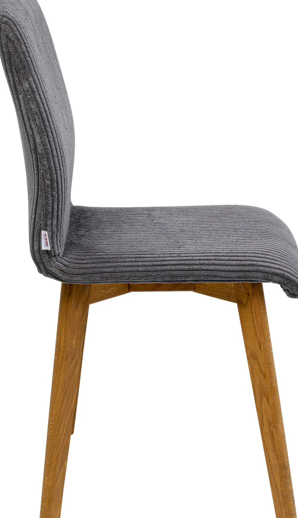 eetkamerstoel_lara_cord_grey_2.webp KARE Design Eetkamerstoel Lara Cord Grey