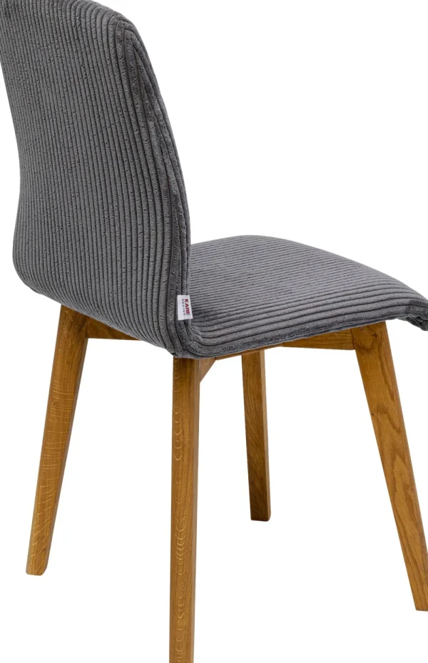 KARE Design Eetkamerstoel Lara Cord Grey