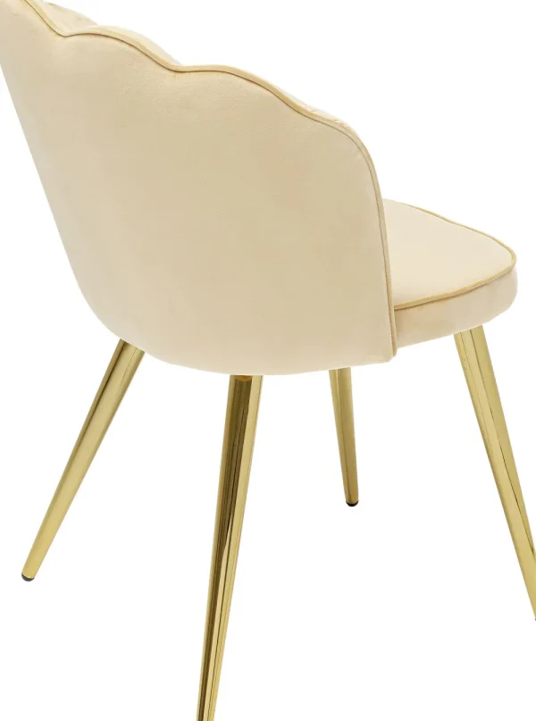 KARE Design Eetkamerstoel Princess Beige (set Van 2)