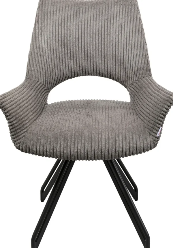 KARE Design Eetkamerstoel Rich Donkergrijs