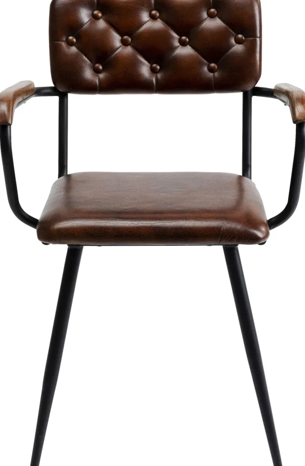 KARE Design Eetkamerstoel Salsa Leather Brown
