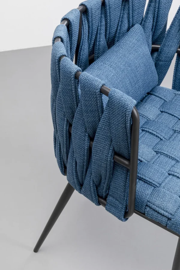 KARE Design Eetkamerstoel Saluti Blue