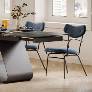 KARE Design Eetkamerstoel Viola Blue