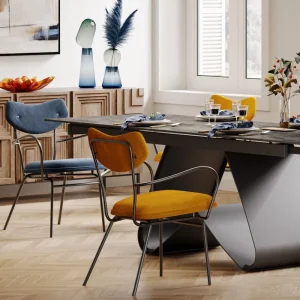 KARE Design Eetkamerstoel Viola Yellow