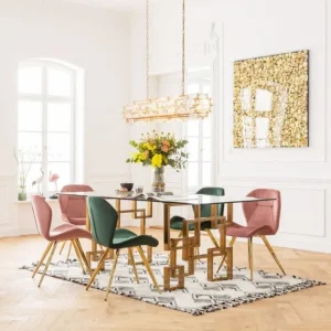 KARE Design Eetkamerstoel Viva Roze