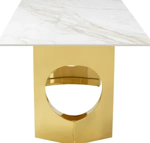KARE Design Eettafel Eternity Oho Gold 180x90cm