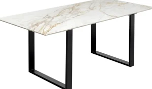 KARE Design Eettafel Eternity Zwart 180x90cm