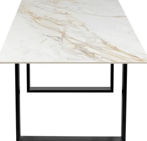 KARE Design Eettafel Eternity Zwart 180x90cm