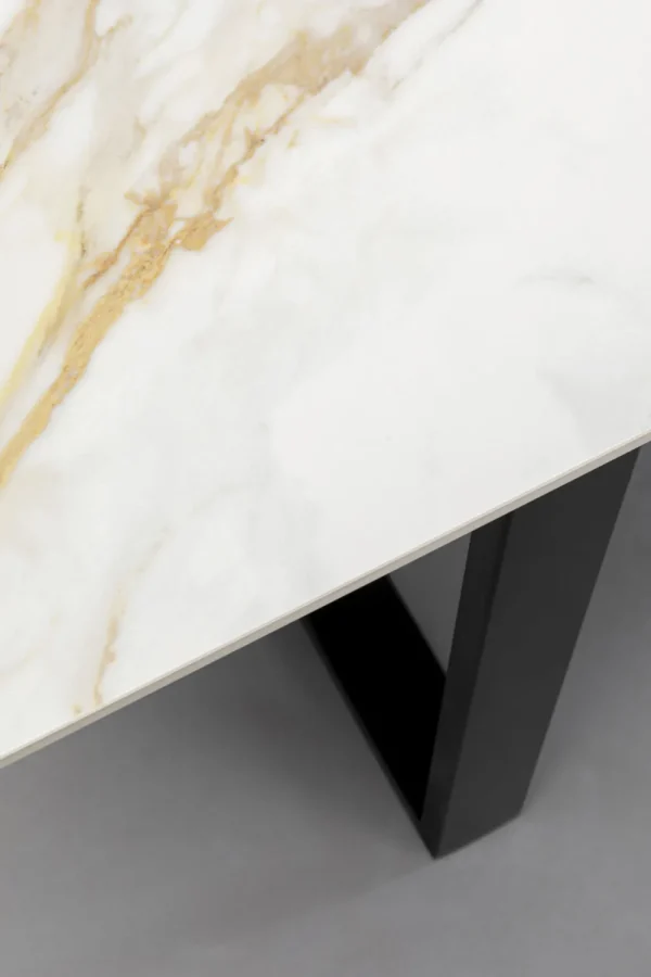 KARE Design Eettafel Eternity Zwart 180x90cm