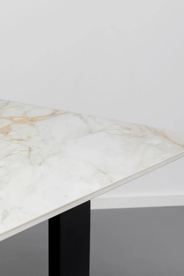 KARE Design Eettafel Eternity Zwart 180x90cm