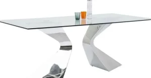 KARE Design Eettafel Gloria Chroom