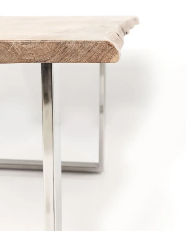 KARE Design Eettafel Harmony Crude Steel 200x100