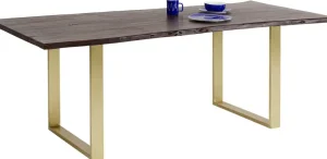 KARE Design Eettafel Harmony Dark Brass 160x80
