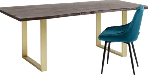 KARE Design Eettafel Harmony Dark Brass 160x80