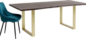 KARE Design Eettafel Harmony Dark Brass 160x80