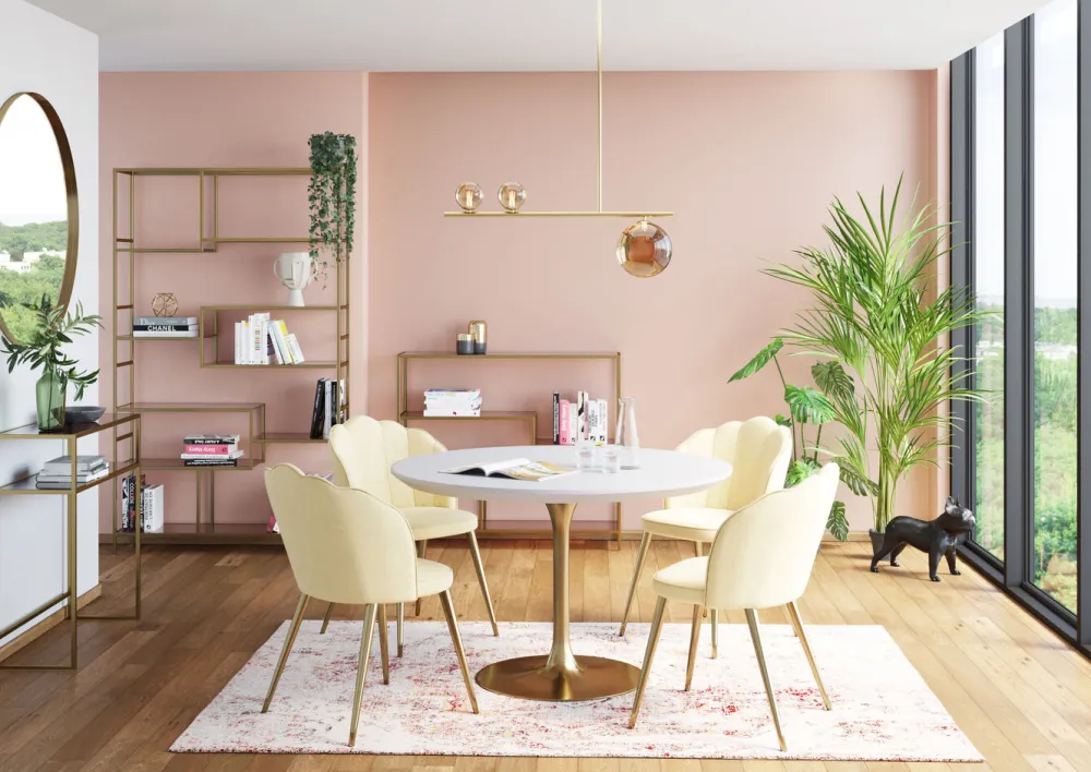 eettafel_invitation_set_wit_messing_cm_1-1.webp KARE Design Eettafel Invitation Set Wit Messing Ø120cm