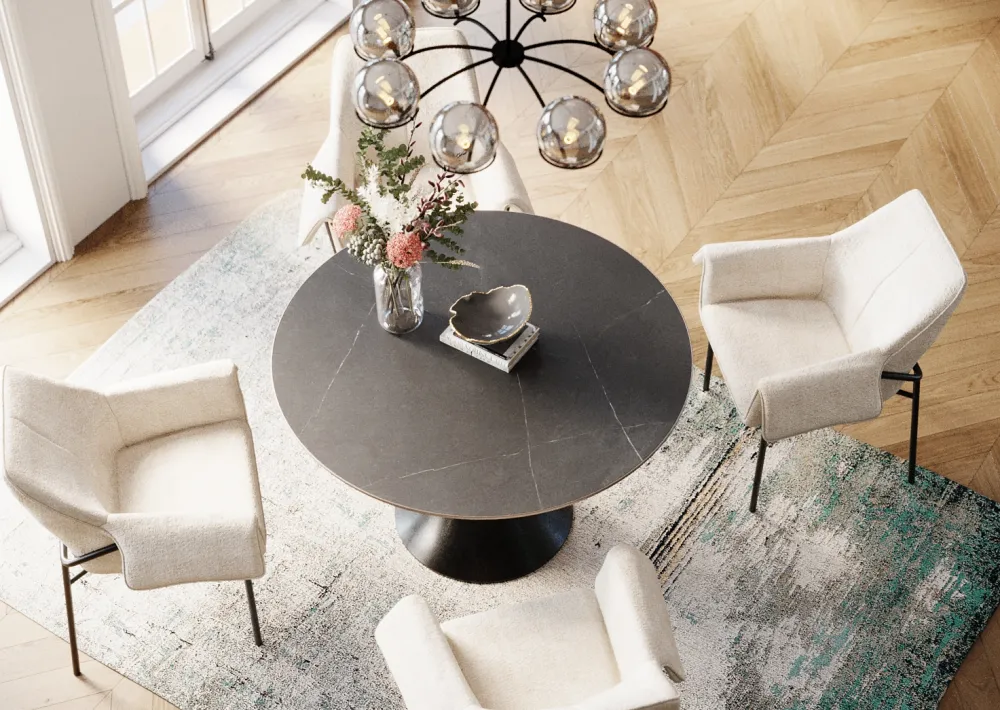 eettafel_possibilita_black_cm_5.webp KARE Design Eettafel Possibilita Black Ø120cm