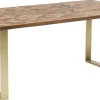 KARE Design Eettafel Stars Messing 180x90cm