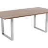 KARE Design Eettafel Symphony Donker Chroom 160x80cm