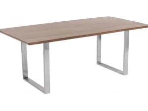 KARE Design Eettafel Symphony Donker Chroom 200x100cm