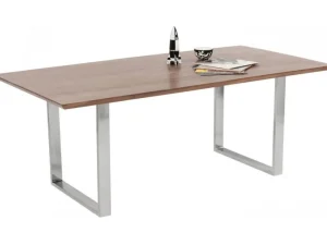 KARE Design Eettafel Symphony Donker Chroom 200x100cm