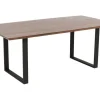 KARE Design Eettafel Symphony Donker Ruwstaal 160x80cm