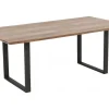 KARE Design Eettafel Symphony Ruwstaal 200x100cm