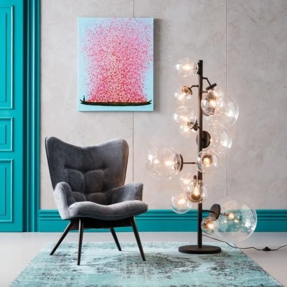 fauteuil_black_vicky_fluweel_grijs_0.webp KARE Design Fauteuil Black Vicky Fluweel Grijs